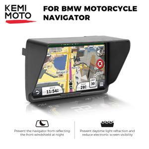 BMW 네비게이터 VI (6) 용 오토바이 GPS 네비게이터 햇빛가리개 바이저 눈부심 비전 실드, BMW R1200GS R1250GS LC ADV R1300GS 용