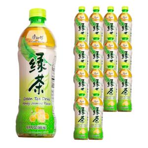 이멕스무역 중국식품 캉스푸 녹차 중국음료 500ml, 15개, 1박스