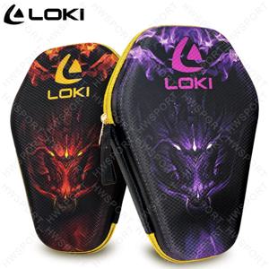 LOKI 탁구 라켓 케이스, 드래곤 패턴, 휴대용 보호 탁구 라켓 케이스, 가방 하드 쉘