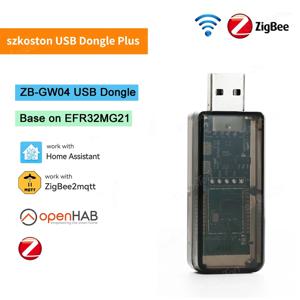 Zigbee 3.0 USB 동글 기반 실리콘 랩, 범용 ZHA Zigbee2MQTT OpenHAB, Zigbee 게이트웨이 ZB-GW04 어댑터 지지대, EFR32MG21