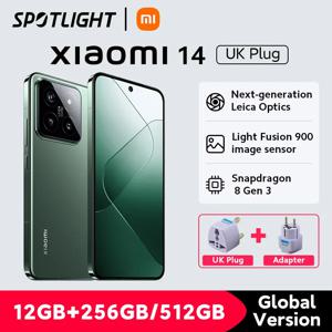 샤오미 14 글로벌 버전 스마트폰, 256GB, 512GB, 120Hz, 6.36 인치 AMOLED 디스플레이, 스냅드래곤 8 3 세대, 50MP 라이카 카메라, 90W 하이퍼차지