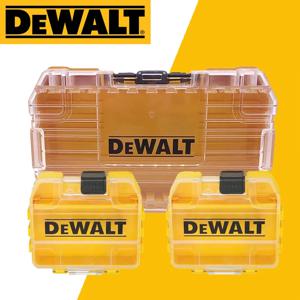 DEWALT 오리지널 TSTAK 미니 터프 툴 케이스, 노란색, 중간, 소형, 2PCs 시리즈, 다기능 콤비네이션 하드 쉘 박스, 1PCs