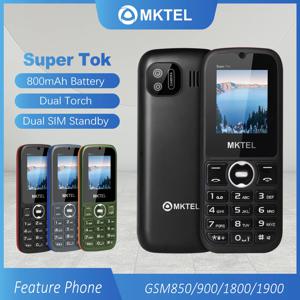 MKTEL 슈퍼 톡 기능 휴대폰, 1.77 인치 디스플레이, 800mAh 배터리, 듀얼 SIM 대기, 시니어용 MP3 MP4 FM 라디오