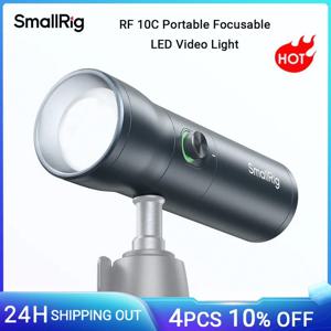 SmallRig RF 10C 휴대용 초점 LED 비디오 조명, 20 개 이상의 조명 필터, 4 색 LED 비즈, 밝기 조절 가능, 4634