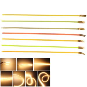LED 필라멘트 유연한 에디슨 전구 램프 부품 80/110/128/190/300mm 포지티브 네거티브 같은 끝 DIY 다이오드 필라멘트 장식 램프