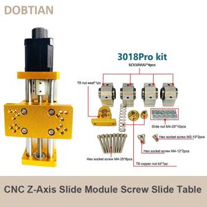 CNC 3018 프로 Z축 슬라이드 모듈 슬라이드 테이블, 선형 레일 가이드, CNC 라우터 호환, 300W, 500W 스핀들