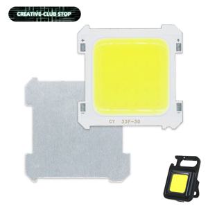 1pcs 5pcs 10pcs 20pcs 100pcs 5-15W DC3-4V LED COB 칩 USB 휴대용 미니 키 체인 캠핑 라이트 포켓 손전등 야외