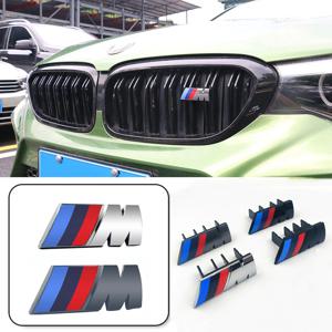 BMW 3D ABS 블랙 로고 M 엠블럼 자동차 프론트 그릴 배지, X1 X2 X3 X4 X5 X6 F10 F30 F48 F39 E83 E84 E46 E60 G01 G07 G60 G11 G86