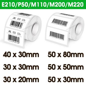 혼합 크기 Marklife P50 감열지 자체 접착 라벨 스티커 M110 M220 M200 프린터와 호환 가능 50*80mm 50*30mm 40*30mm
