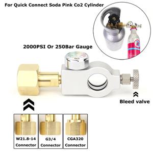 핑크 소다 퀵 커넥트 Co2 실린더(Terra DUO Art) 리필 필 스테이션 어댑터 Fit Sodastream Co2 실린더