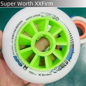 Super Worth MPC XXFirm 90mm 100mm 110mm 스피드 스케이팅 휠 레드 블루 블랙 매직 90 100 110 인라인 롤러 스케이트 타이어 6/8 개