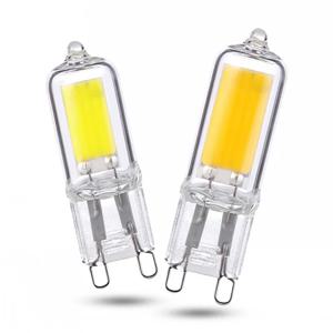 Moodyz 슈퍼 밝은 G9 LED 전구 7W 9W 12W15W 220V 유리 램프 정전력 조명 LED 조명 G9 G4 COB 전구