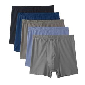 4PCS 100% 코 튼 남자 복서 팬티 많은 Underpant 느슨한 대형 짧은 코 튼 플러스 크기 속옷 망 복서 남성 8XL 9XL 10XL