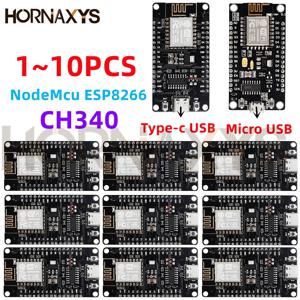 ESP-12E 와이파이 인터넷 개발 보드, 4M 플래시 직렬 무선 모듈, 아두이노 C타입 USB용, ESP8266 NodeMCU LUA CH340, 1-10 개