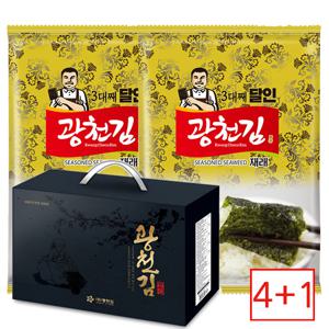 4+1  달인 30호 재래 전장김20g x 20봉 프리미엄 선물세트 / 명절선물 김선물세트