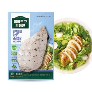 올바르고 반듯한 수비드 닭가슴살 블랙페퍼 130g x 9개