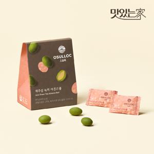 제주섬 녹차 아몬드볼 80g