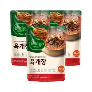 비비고 육개장 500g x3개