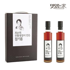 최순희 전통명장이 만든 참기름 선물세트 2개입300ml