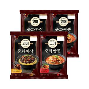 고메 중화 짜장 760g x2개+짬뽕 652g x2개