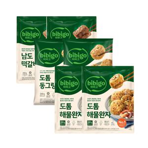 비비고 남도떡갈비 450g x2개+동그랑땡 340g x2개+해물완자 340g x2개