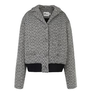 헤링본 봄버 자켓 블랙 AW24-052J-B