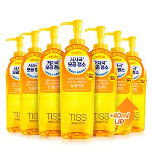 TISS 딥오프 딥클렌징오일 대용량 320ml 7개