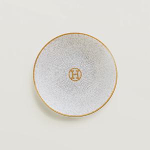 모자이크골드 브래드 접시 Hermes Mosaique Gold Bread Plate