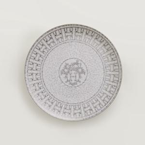 모자이크플래티넘 디저트 접시 Hermes Mosaique Platinum Dessert Plate