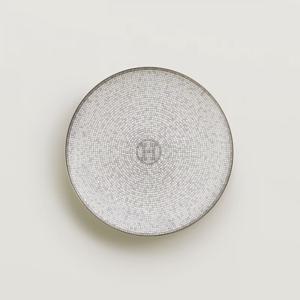 모자이크플래티넘 브래드 접시 Hermes Mosaique Platinum Bread Plate