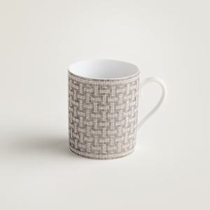 모자이크플래티넘 머그 Hermes Mosaique Platinum Mug