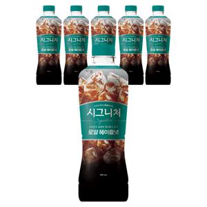 시그니처 로얄 헤이즐넛 900ml X 6개