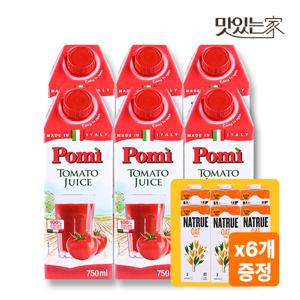 포미 토마토주스 750ml x 6입 + 나트루 오트 드링크 1L x 6입