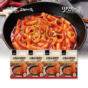 고래사 어묵면 떡볶이 4팩