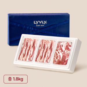 [농협 라이블리] 스페셜 한돈 선물세트 5호 (한돈 삼겹살 600g, 삼겹살 600g, 목살 600g)