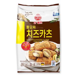 [오뚜기] 오쉐프 통모짜 치즈카츠 (돼지등심 45) 1.2kg x 1봉