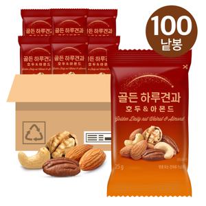 [하루견과] 골든하루견과 호두앤아몬드 25g 100봉