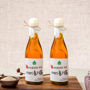 국내 착유 100% 통깨로 진하게 짠 하늘빛 들기름350ml