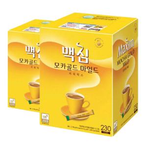 대용량커피믹스 460T 맥심 모카골드 마일드 커피믹스(230Tx2박스)간식 모카골드마일드 맥심커피 믹스커피