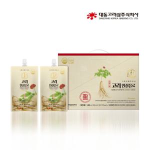 (본사직영) 대동고려삼 고려 인삼음료(100ml x 10포) 인삼추출액 82.5% 타우린함유 건강 병문안