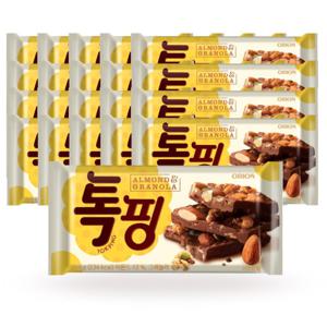 오리온 톡핑 아몬드 그래놀라 43g x20개 / 초코바 에너지바