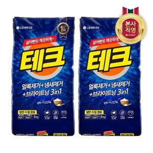 테크 3in1 분말세제 리필 6kg (진드기 사체 제거) x 2개