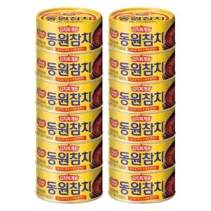 동원참치 김치찌개용 150g x 12캔/