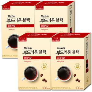 맥심 부드러운 블랙커피 오리지날 100Tx4개 : 당일발송