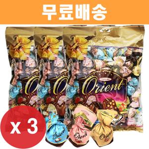 타야스 오리엔트 트러플 초콜릿 대용량 과자 1Kg x3개