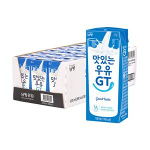 맛있는우유GT  흰우유 200ml 24팩 멸균우유