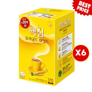 동서식품 맥심 모카골드 마일드 커피믹스 스틱 170T X 6 (총 1020개입) 더사면 할인