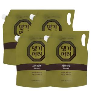 댕기머리 서린 한방 샴푸 2000ml x 4개  대용량샴푸 리필용샴푸