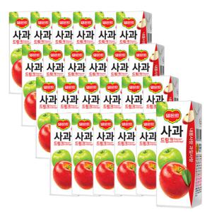 델몬트 사과 드링크 190ml x 24팩/과즙주스/주스/음료/과채음료