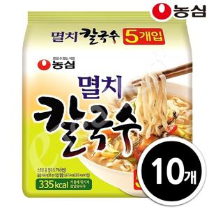 농심 멸치칼국수 98g x 10봉